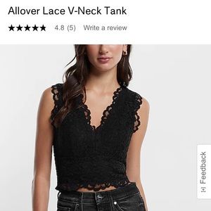 NWT Express lace top